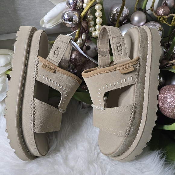 UGG Shoes - Ugg Goldenstar Regenerate  womens Sandal in sand size7.5 New
